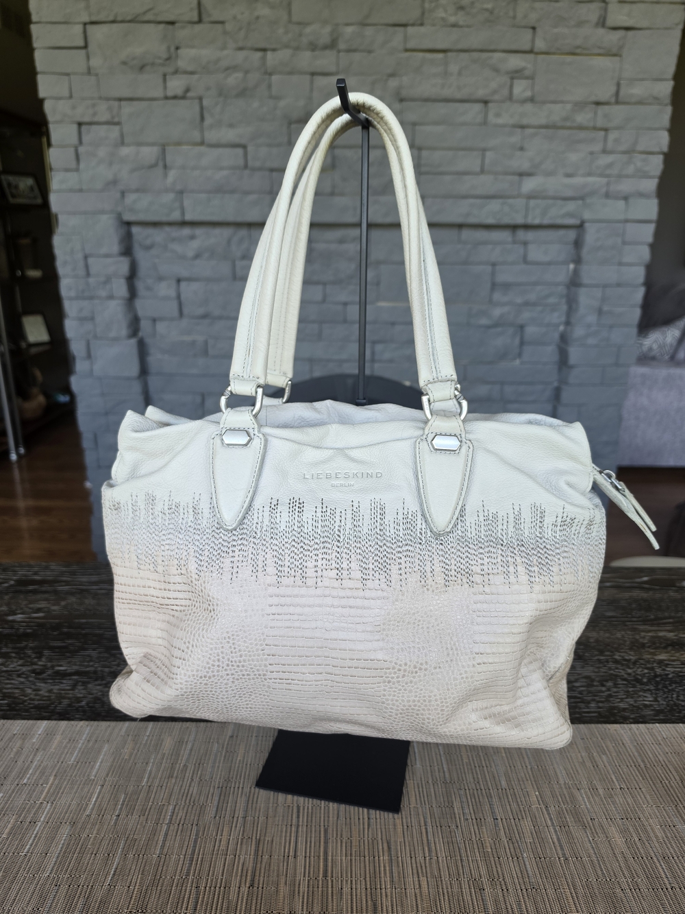 Liebeskind Women's Cream Leather Tote Bag